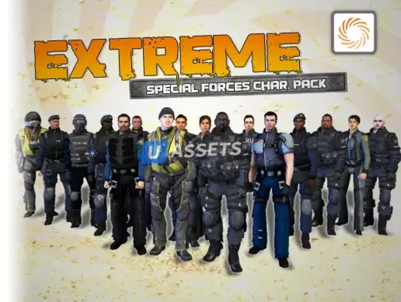 Screenshot #1 - Extreme Special Forces Character Pack