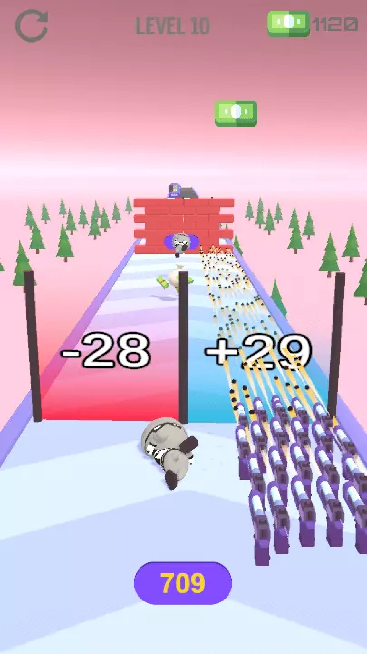 Screenshot #3 - Weapon Fest – Hyper Casual Gate Runner (Unity Project 2019.4.3)