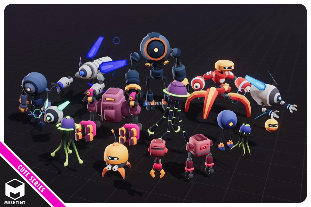 Screenshot #1 - Robots Ultimate Pack 01 Cute Series