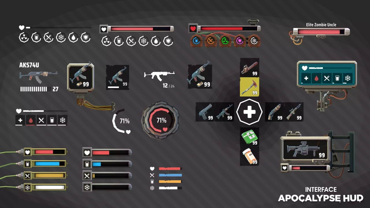 Screenshot #2 - INTERFACE - Apocalypse HUD - UI