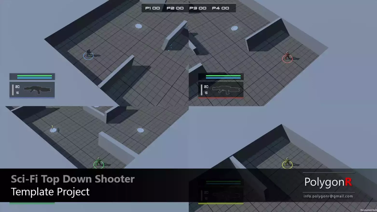 Screenshot #3 - Sci Fi Top Down Game Template