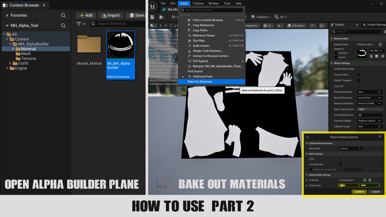 Screenshot #3 - Metahuman Alpha Mask Creator (5.6 – 5.7)