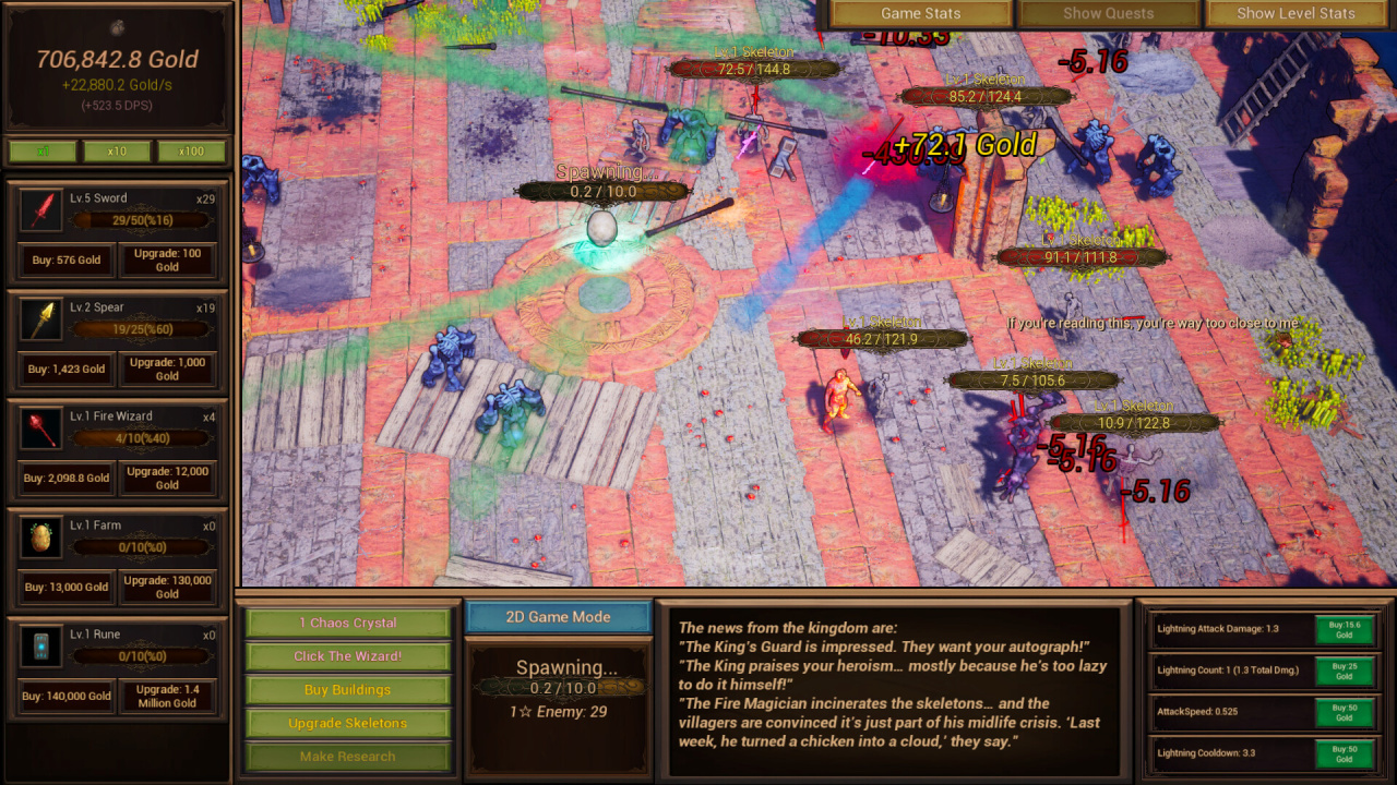 Screenshot #1 - Kill The Skeletons
