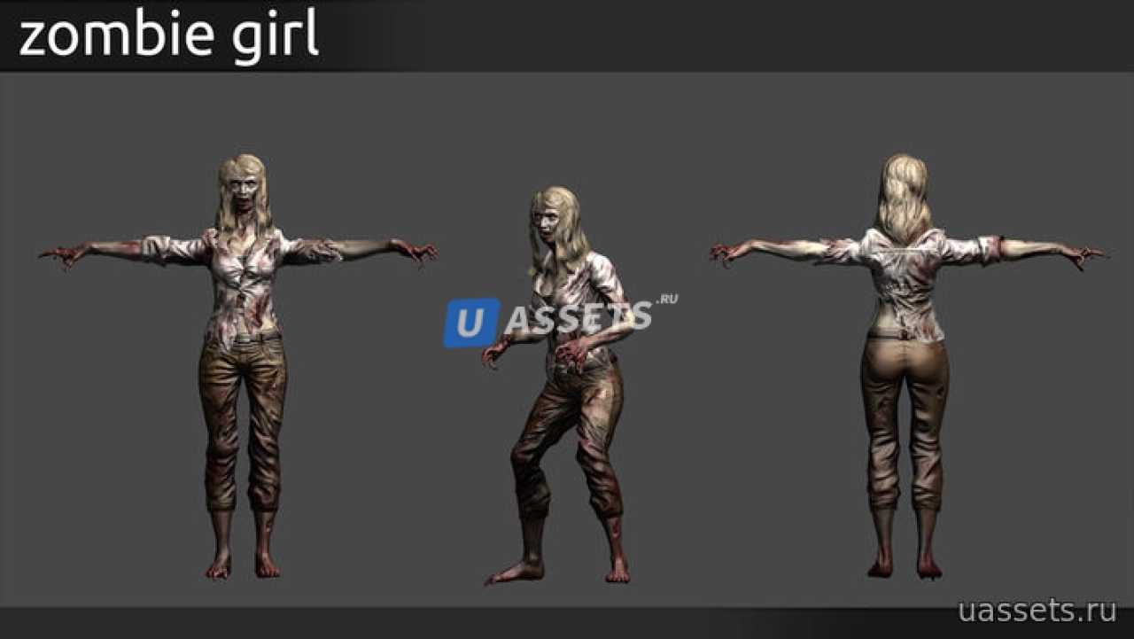 Screenshot #4 - Mixamo Zombie Character Contest Pack