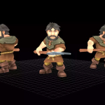 Screenshot #1 - Peasant animated character