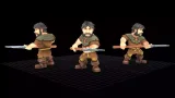 Screenshot #1 - Peasant animated character