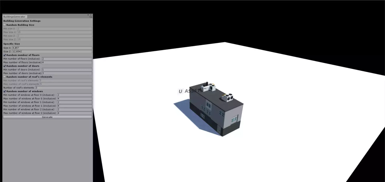 Screenshot #2 - Buildings Generator