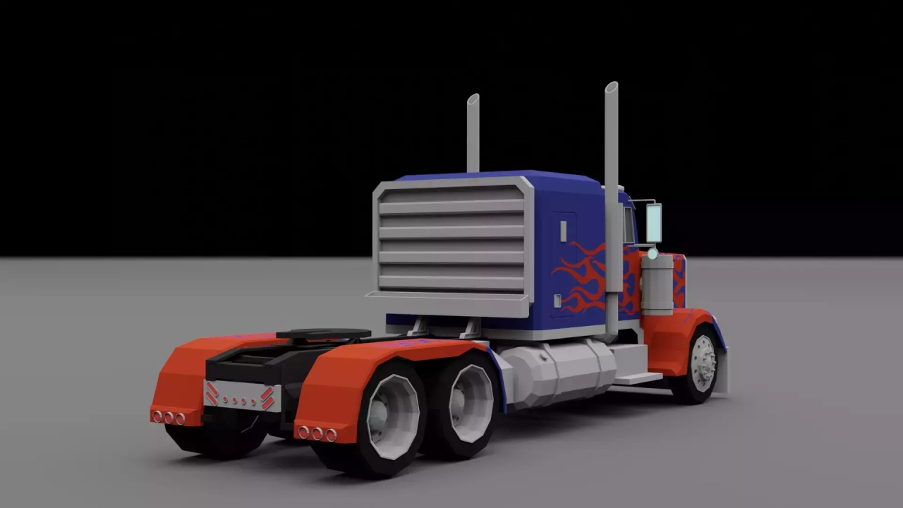 Screenshot #4 - Low Poly Truck Pack
