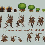 Screenshot #3 - Desert Tileset Top Down Pixel Art