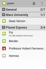 Screenshot #8 - YAXIM 0.9.9B