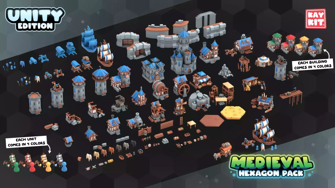 Screenshot #4 - KayKit - Medieval Hexagon Pack