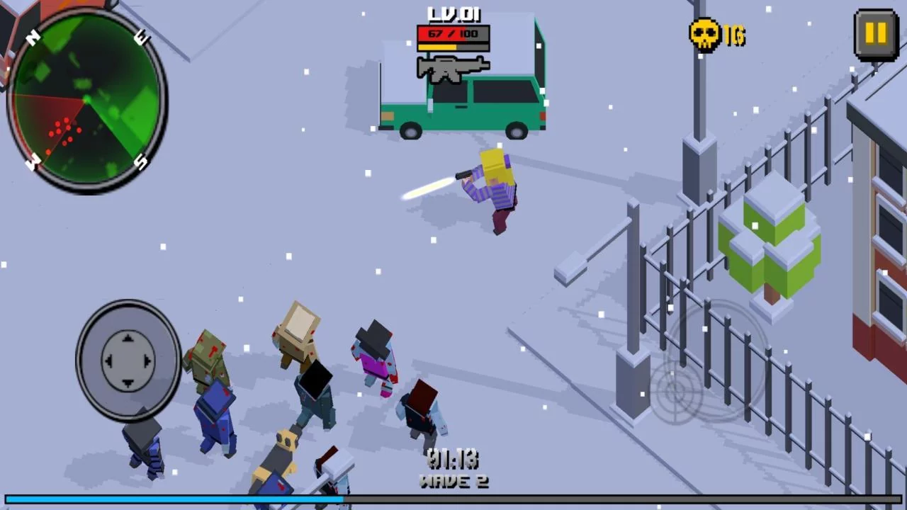 Screenshot #4 - PIXEL ZOMBIE FRONTIER 1.3.4