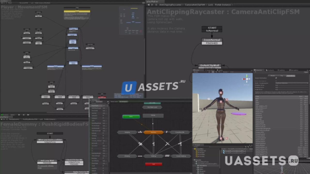 Screenshot #3 - Female Movement Animset Pro