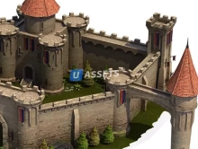 Top-Down Medieval Castle
