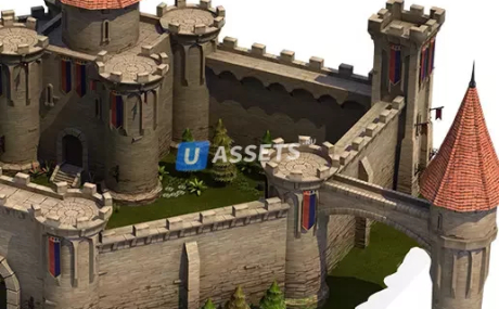 Top-Down Medieval Castle