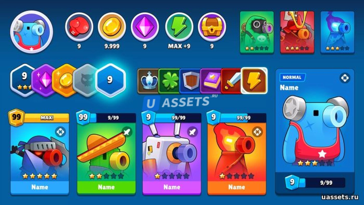 Screenshot #1 - GUI PRO Kit - Casual Game