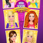 Screenshot #1 - HighSchool Cheerleader Dressup