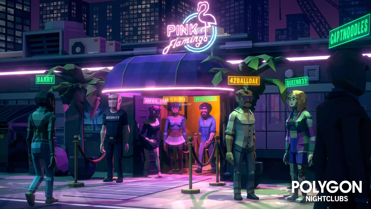 Screenshot #1 - POLYGON Nightclubs - Low Poly 3D Art by Synty