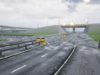 Screenshot #2 - Procedural Road And Highway Tool With Simple Vehicle Traffic UE5