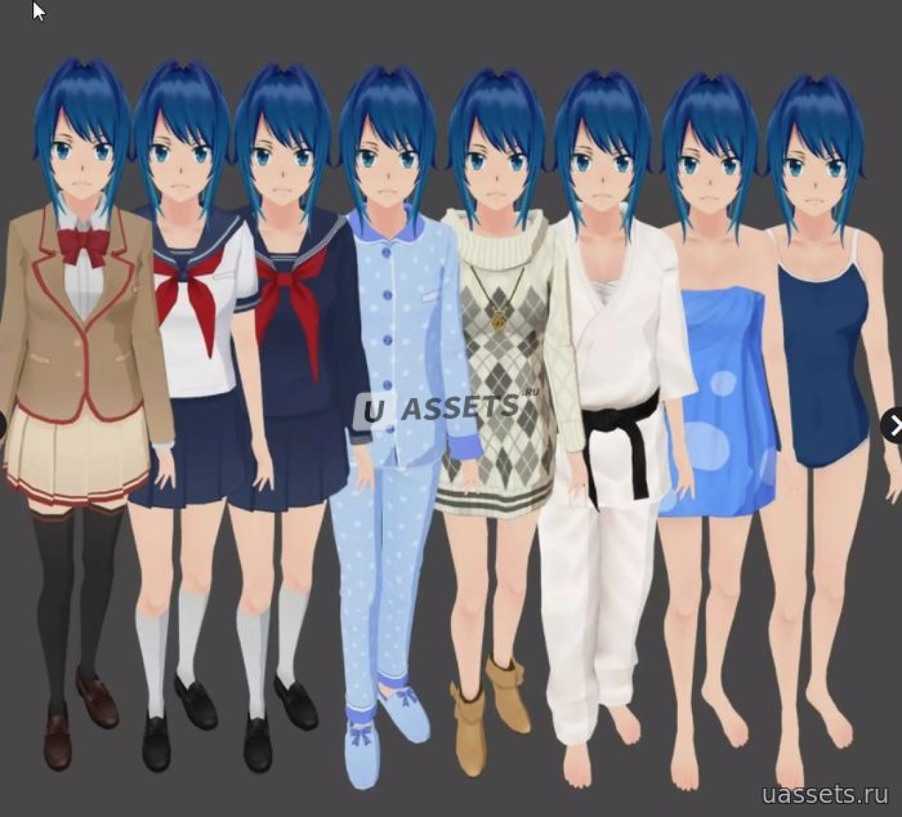 Screenshot #2 - Aoi Character Pack