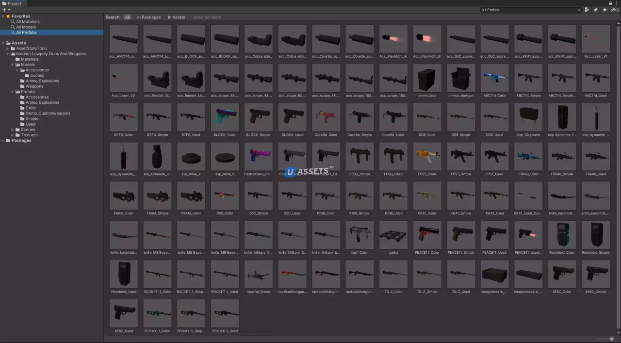 Screenshot #3 - Modern Low poly Guns And Weapons