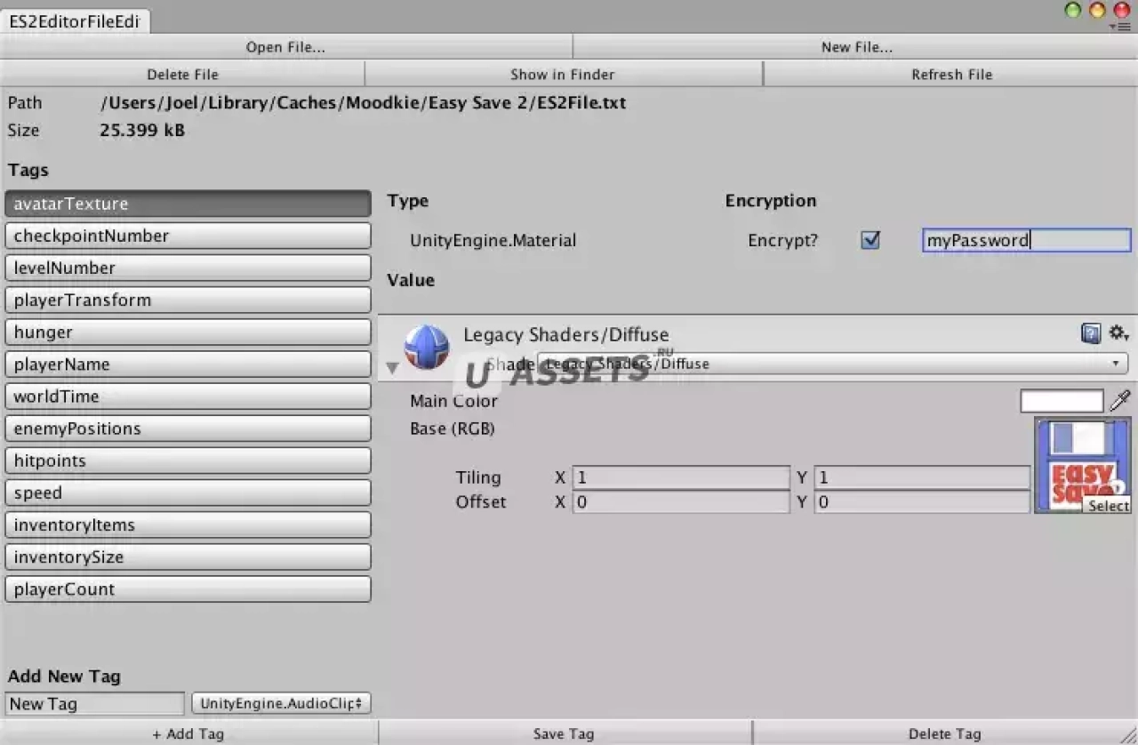 Screenshot #3 - Easy Save - The Complete Save Data & Serializer System