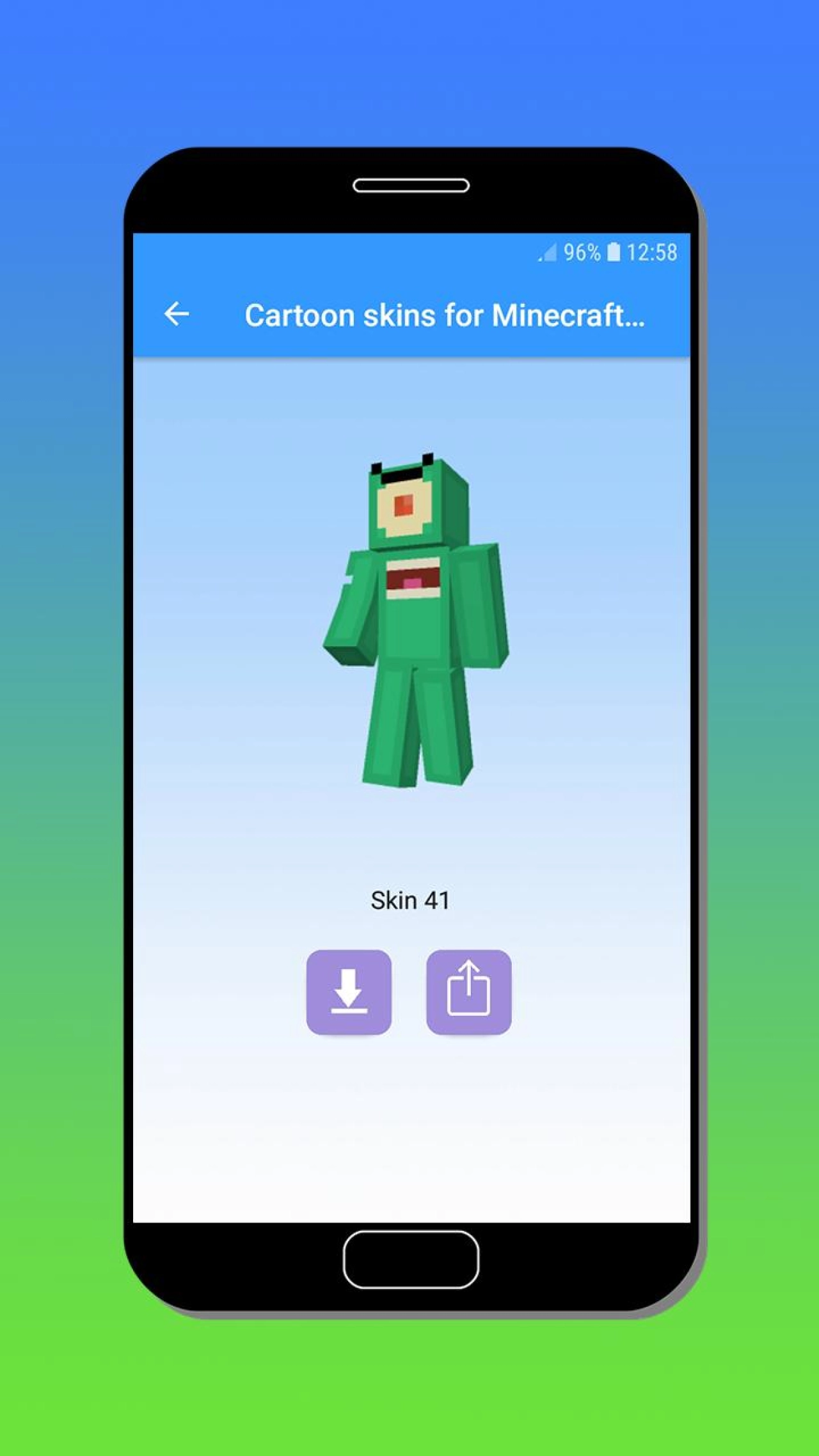 Screenshot #1 - СКИНЫ ИЗ МУЛЬТИКОВ ДЛЯ МАЙНКРАФТ MCPE 4.0