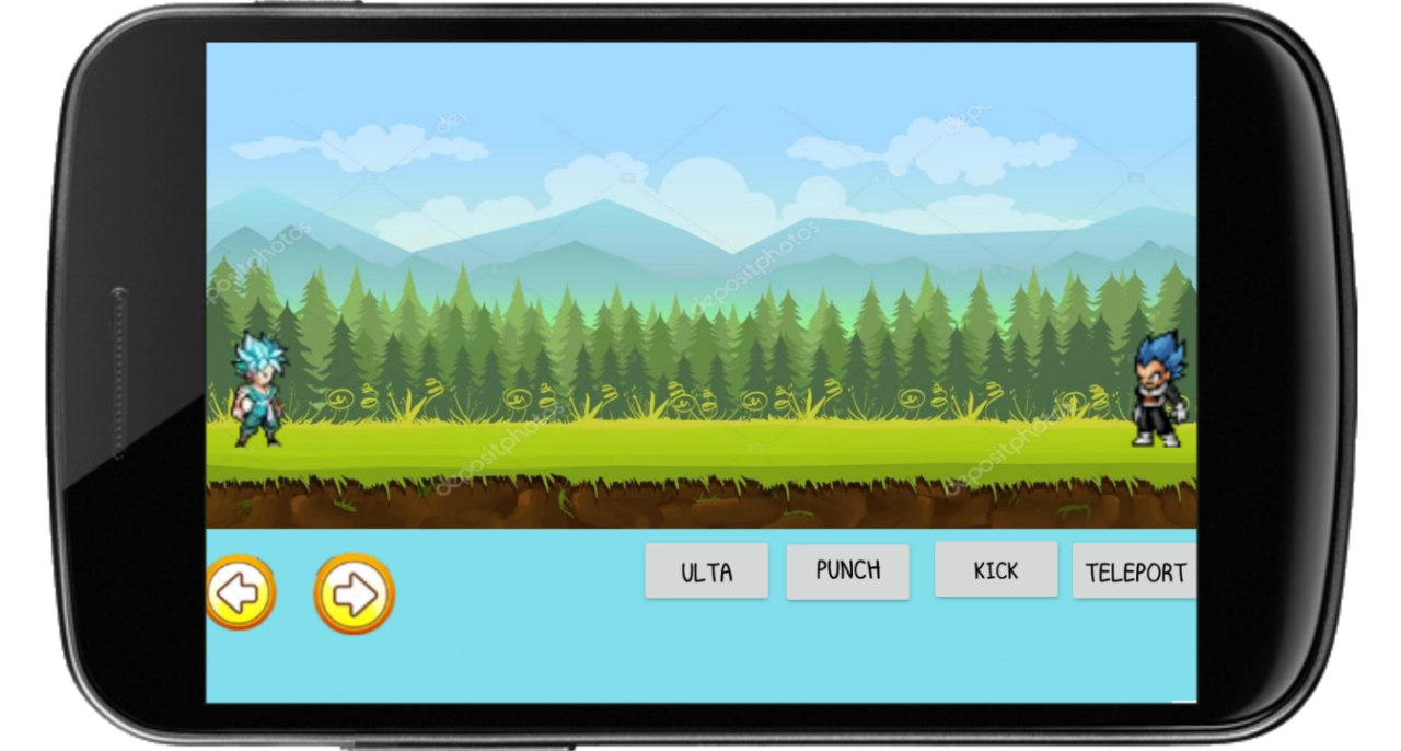 Screenshot #1 - DRAGON BALL FIGHTING GAME 5.1
