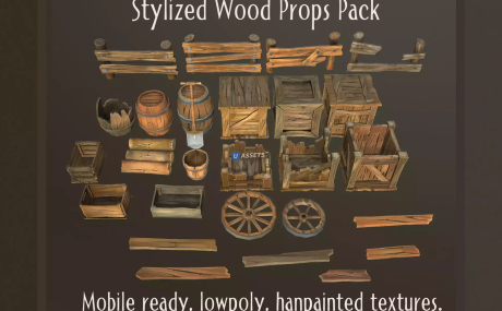 Stylized Wood Props Pack