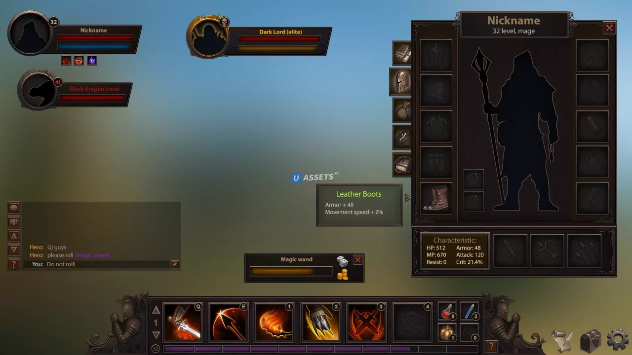 Screenshot #3 - Classic RPG GUI