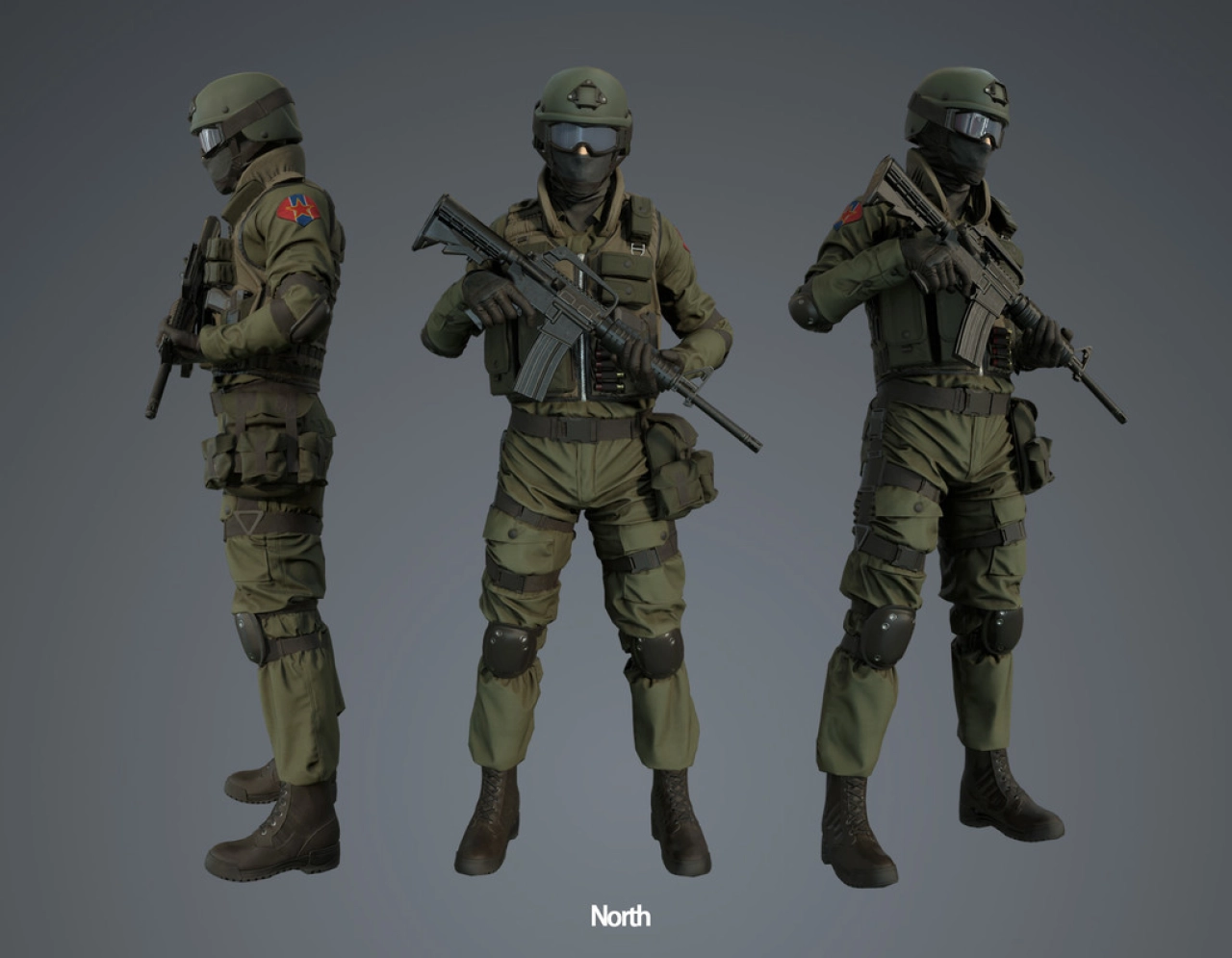 Screenshot #3 - Assault Character Pack Remastered - unity