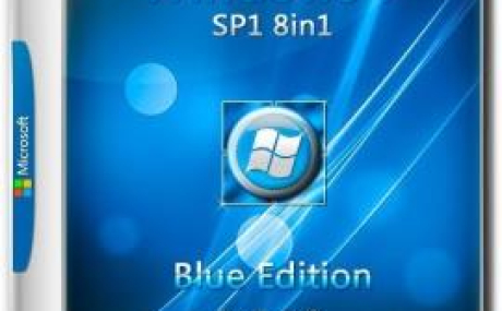 Windows 7 SP1 8 in 1 Blue by Putnik (x86-х64) [Январь 2018]
