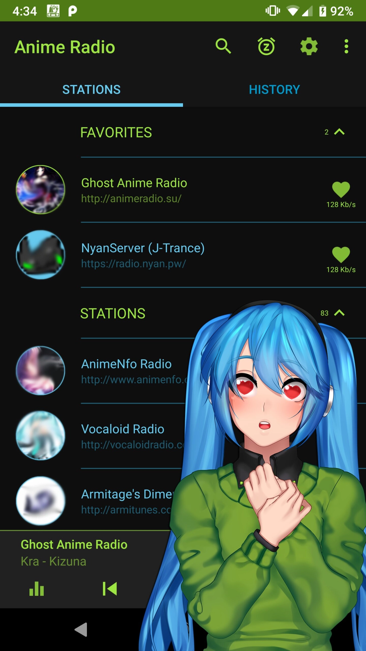 Screenshot #2 - ANIME RADIO 5.2.3
