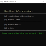 Screenshot #1 - Активатор для Windows Microsoft Activation Scripts (MAS) 3.9 portable