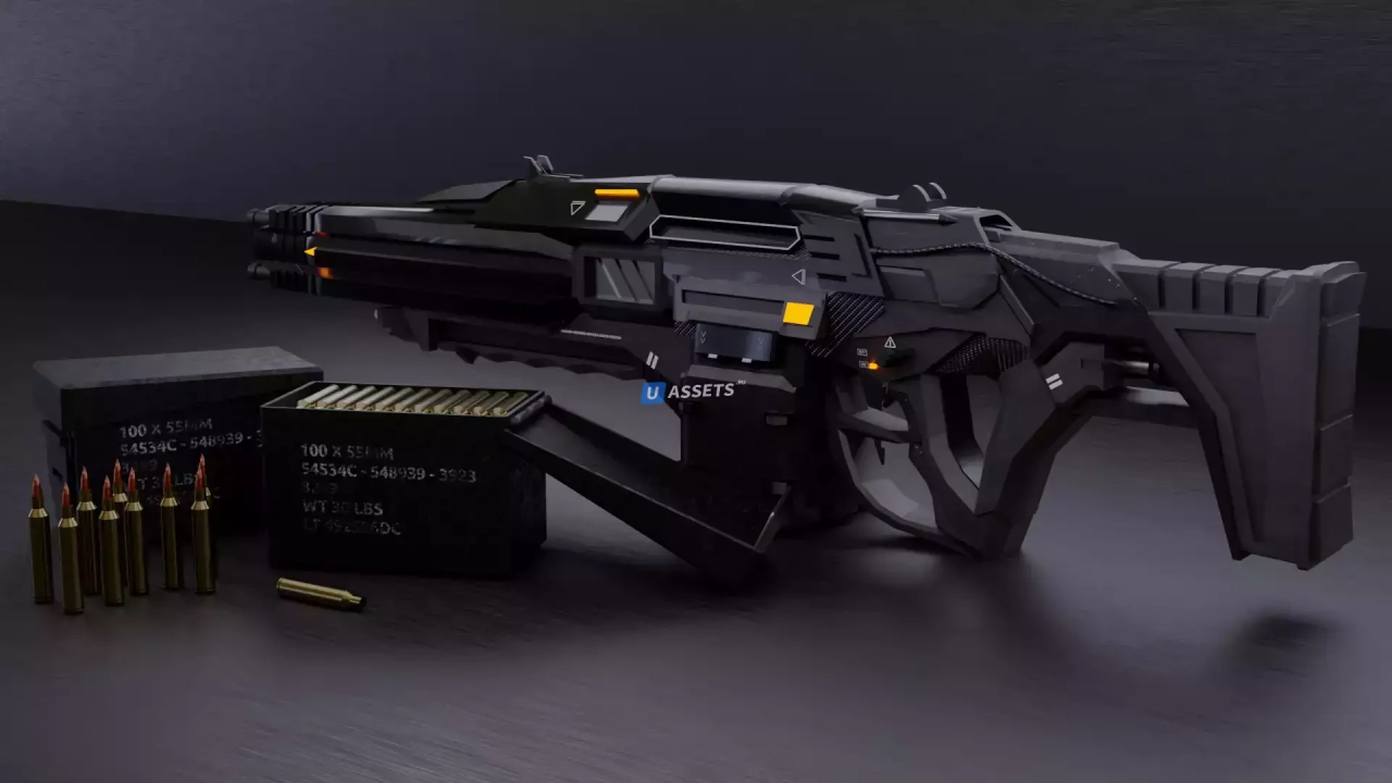 Screenshot #2 - Futuristic Scifi Weapons Pack