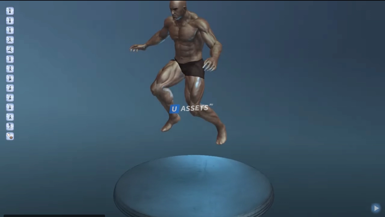 Screenshot #4 - Base Male (Muscular)