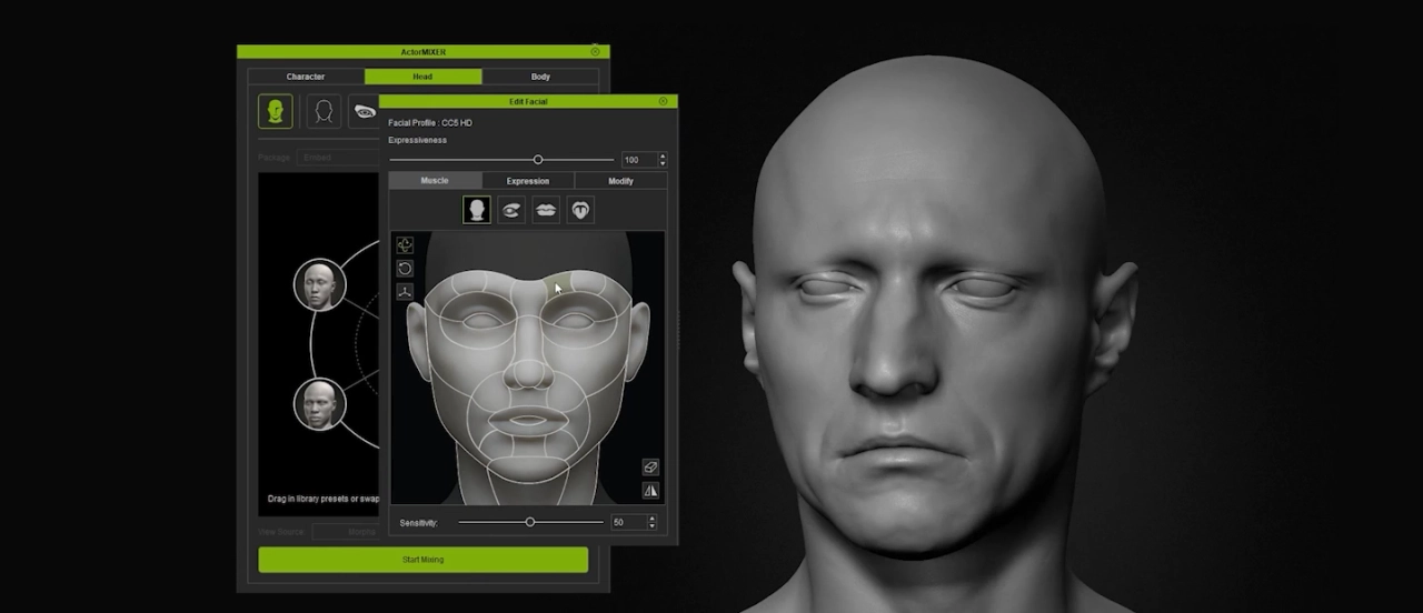 Screenshot #6 -  ActorMixer pro v1.0 (Character Creator 5)