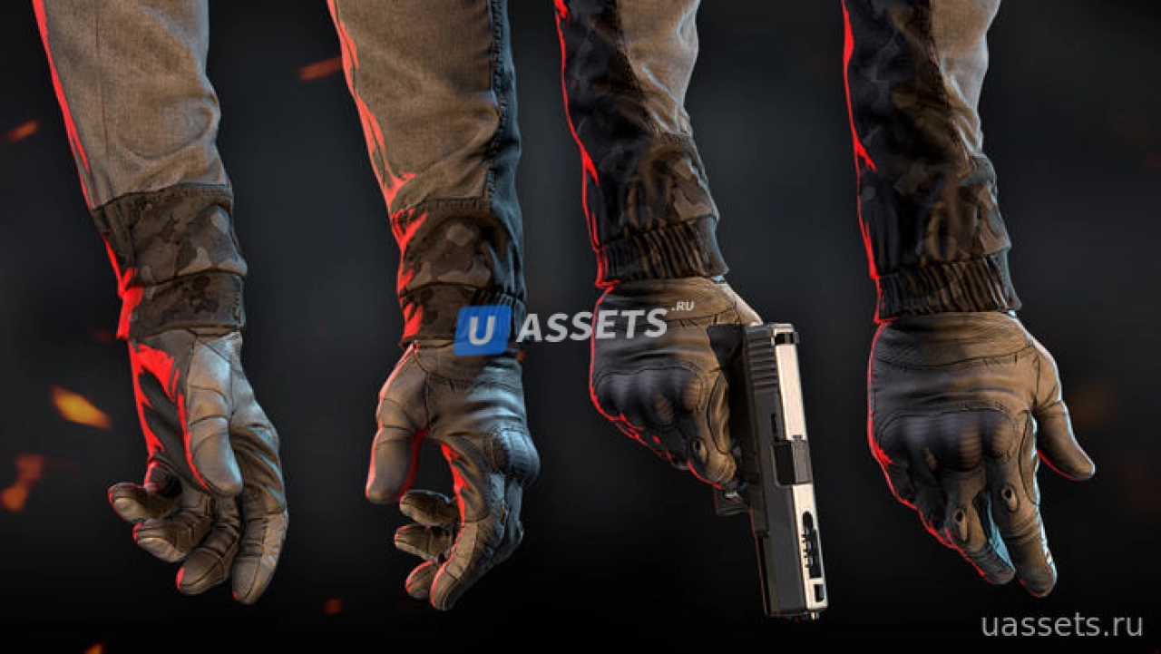 Screenshot #2 - Military FPS Hands: Full gloves