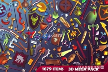 3D Items - Mega Pack