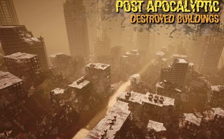 Post Apocalyptic Destroyed Buildings