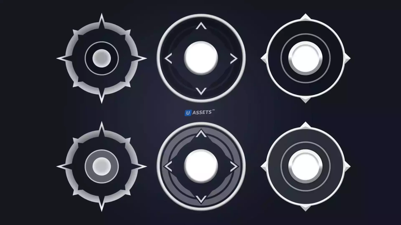 Screenshot #1 - Easy mobile input | 10 Joystick images