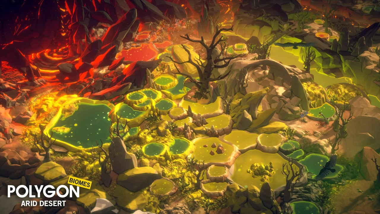 Screenshot #4 - POLYGON - Arid Desert - Nature Biomes - Low Poly 3D Art by Synty