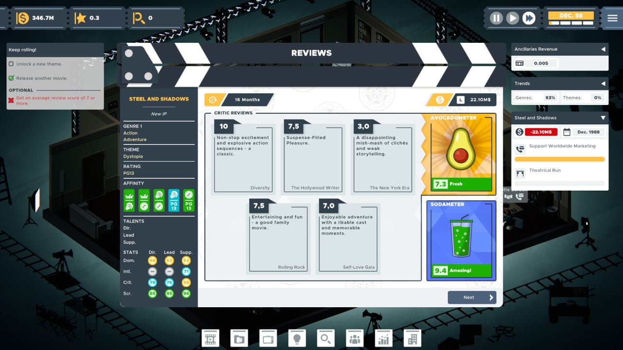Screenshot #4 - The Executive - Movie Industry Tycoon