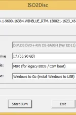 Screenshot #2 - ISO2Disc v1.10