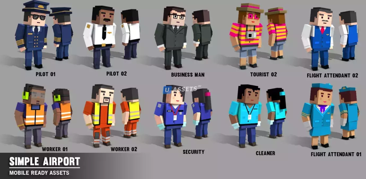Screenshot #4 - Simple Airport - Cartoon Assets