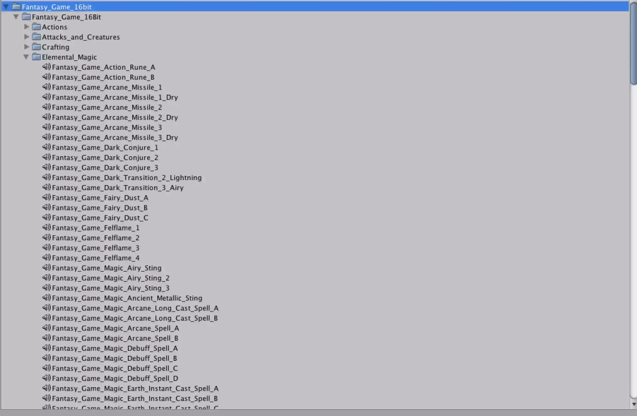 Screenshot #3 - Fantasy Game Sound Effects