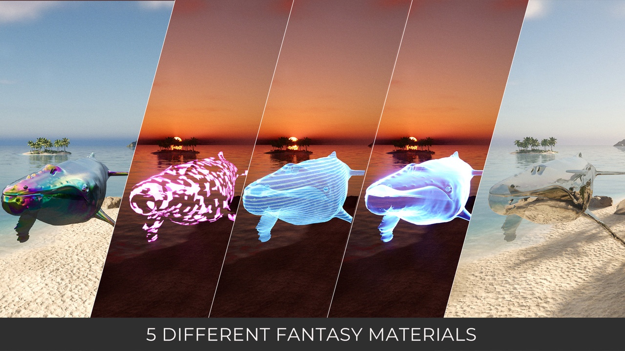 Screenshot #5 - Animated Humpback Whale (UE5.3+)