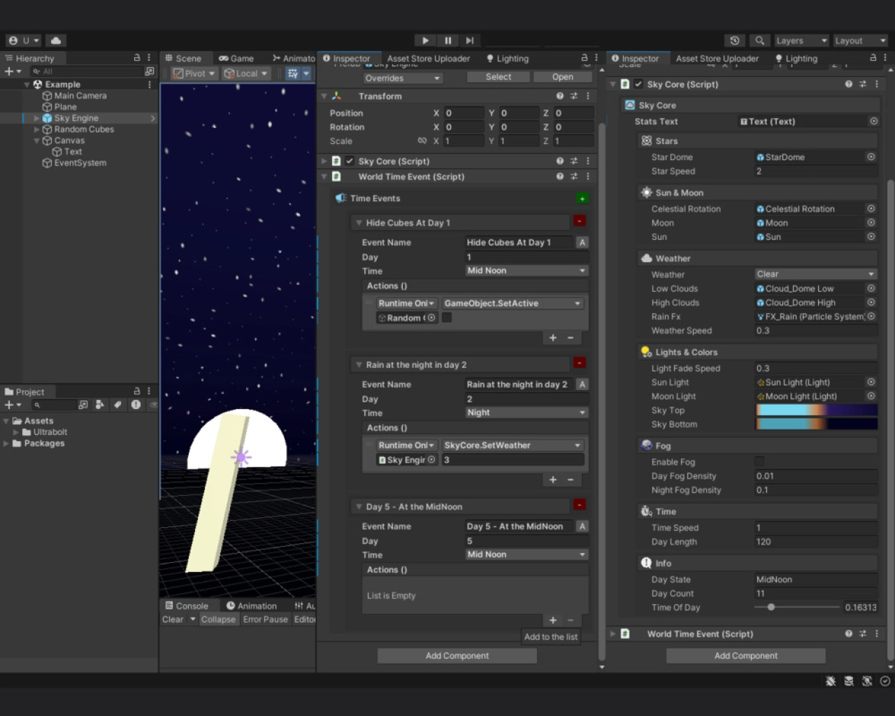 Screenshot #6 - Sky Engine (1.0) для Unity