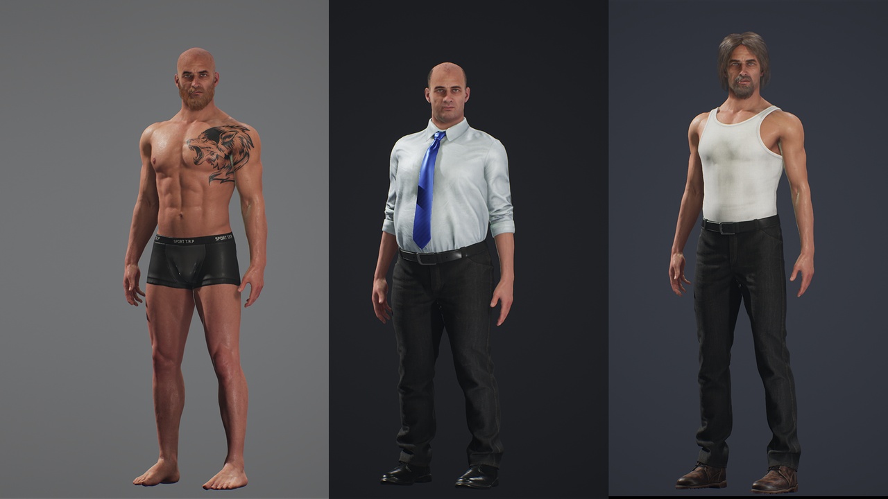 Screenshot #4 - Character Customization: Male (UE 5.7)