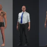 Screenshot #4 - Character Customization: Male (UE 5.7)